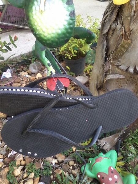 Chinelo Preto personalizado