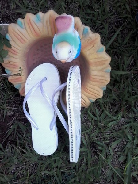Chinelo personalizado Branco